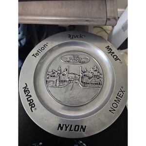 DuPont Spruance 60th Anniversary 1929–1989 Pewter Commemorative Plate –...